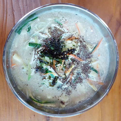 알로에 들깨국수